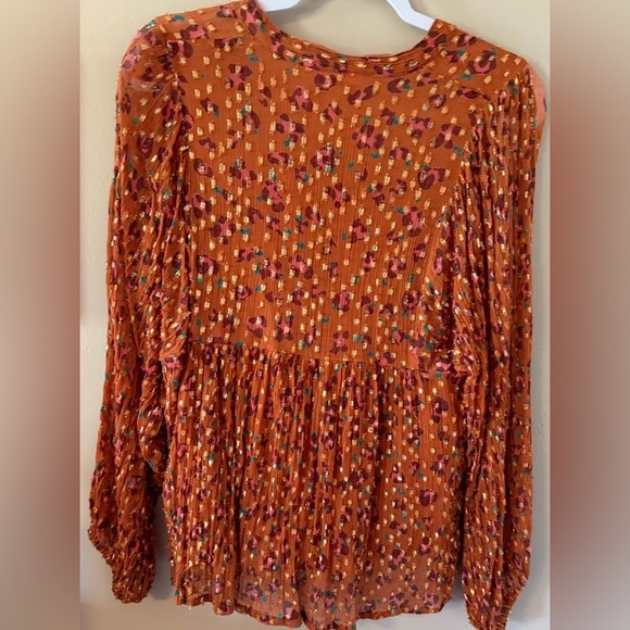 oliphant tuckernuck balloon blouse size large - Picture 3 of 6